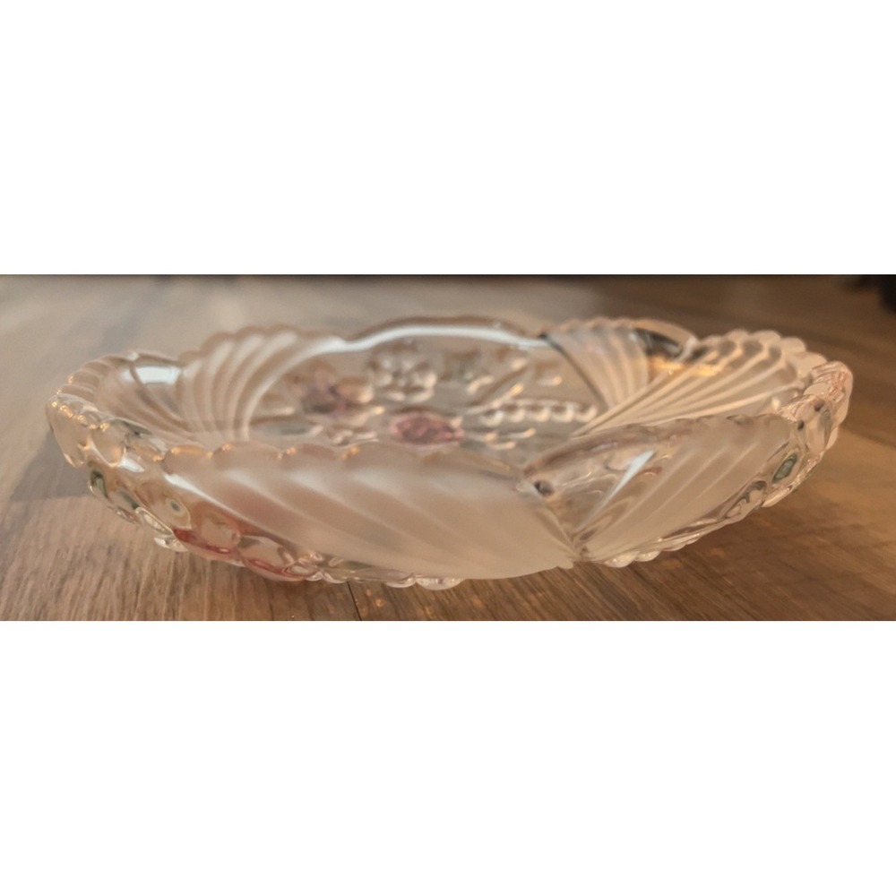 Set of 4 Vintage Mikasa pink floral cake plates - excellent condition - Picture 10 of 13